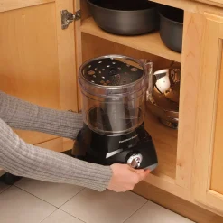 8-Cup Food Processor with Compact Storage, 2 Speeds,