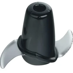 10-Cup Food Processor with Compact Storage, Black & Stainless