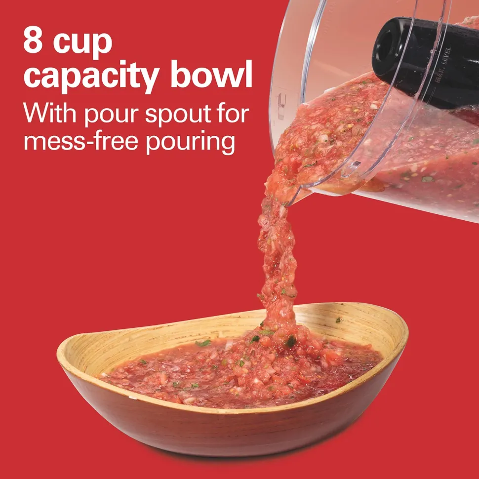 8-Cup Food Processor/Chopper with Bowl Scraper