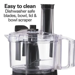 8-Cup Food Processor/Chopper with Bowl Scraper