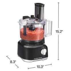 8-Cup Food Processor/Chopper with Bowl Scraper
