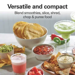 4-Cup Stack & Snap™ Compact Food Processor with Blending