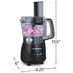 4-Cup Stack & Snap™ Compact Food Processor with Blending