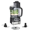 12-Cup Stack & Snap™ Food Processor, Black & Stainless