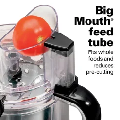 12-Cup Stack & Snap™ Food Processor, Black & Stainless