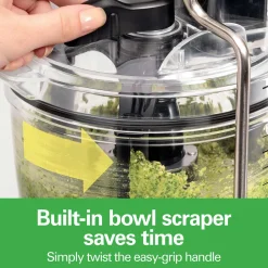8-Cup Stack & Snap™ Food Processor with Bowl Scraper & Adjustable Slicing