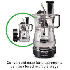 8-Cup Stack & Snap™ Food Processor with Bowl Scraper & Adjustable Slicing