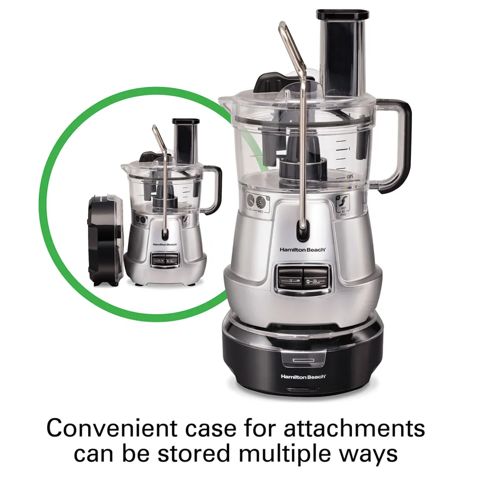 8-Cup Stack & Snap™ Food Processor with Bowl Scraper & Adjustable Slicing