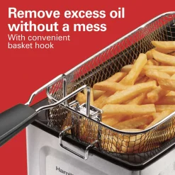 Deep Fryer, 3 Liter/12 Cup Oil Capacity, 8 Cup Food Capacity