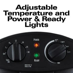 Deep Fryer, 2.8 Liter/3 Quart Oil Capacity with Adjustable Temperature & Timer