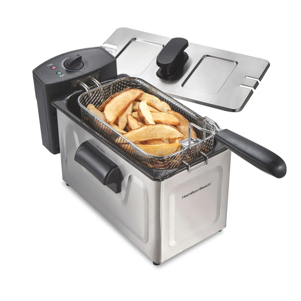 Deep Fryer, 2.8 Liters/12 Cup Food Capacity, Black