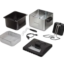 Deep Fryer, 5 Liters/21 Cup Oil Capacity with Easy-Pour Oil Spout