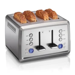 Digital 4 Slice Toaster, Stainless Steel