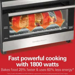 Digital Air Fryer Toaster Oven, 6 Slice Capacity