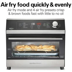 Digital Air Fryer Toaster Oven, 6 Slice Capacity