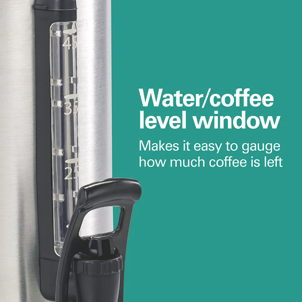 Dispensing Coffee Urn, 45 Cup Capacity