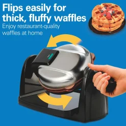 Durathon Removable-Grid Belgian Waffle Maker