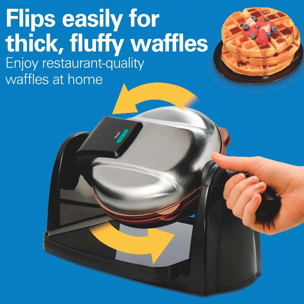 Durathon Removable-Grid Belgian Waffle Maker
