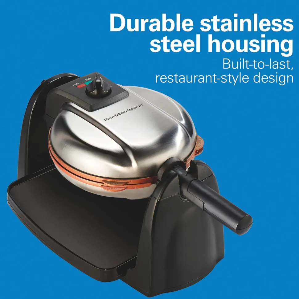 Durathon Removable-Grid Belgian Waffle Maker