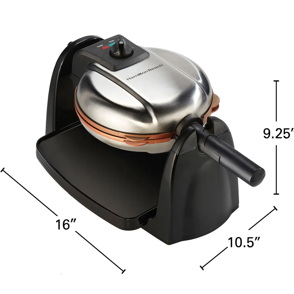 Durathon® Removable-Grid Belgian Waffle Maker