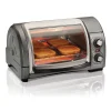 Easy Reach® 4 Slice Toaster Oven with Roll-Top Door
