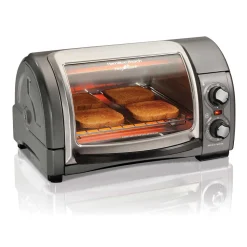 Easy Reach® 4 Slice Toaster Oven with Roll-Top Door