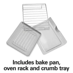 Easy Reach® 4 Slice Toaster Oven with Roll-Top Door