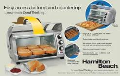 Easy Reach® Toaster Oven with Roll-Top Door