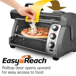 Easy Reach® Toaster Oven with Roll-Top Door