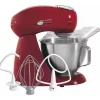Eclectrics® Carmine Red All-Metal Stand Mixer