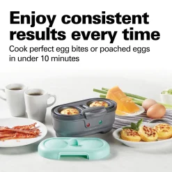 Egg Bites Maker 2 Egg Capacity, Teal