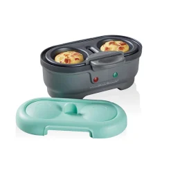 Egg Bites Maker with Hard-Boiled Eggs Insert, Teal