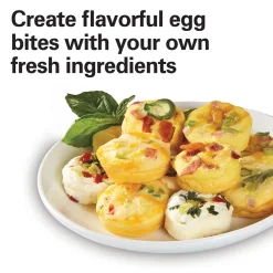 Egg Bites Maker with Hard-Boiled Eggs Insert, Teal