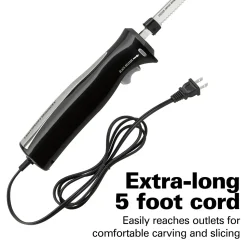 Electric Knife Set with Storage Case