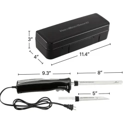 Electric Knife Set with Storage Case