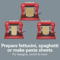Electric Pasta Machine, Red