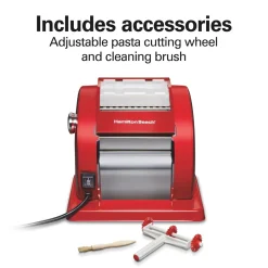 Electric Pasta Machine, Red