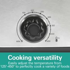 Electric Roaster Oven 22 Quarts, Stainless Steel