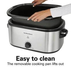 Electric Roaster Oven 22 Quarts, Stainless Steel