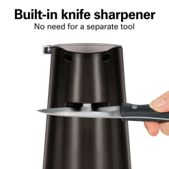 Extra-Tall Can Opener with Removable Cutting Lever, Black