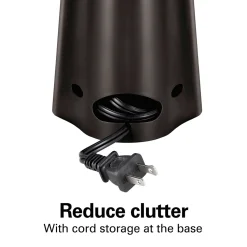 Extra-Tall Can Opener with Removable Cutting Lever, Black