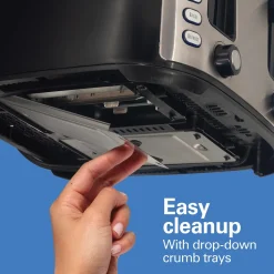 Extra-Wide Slot 4-Slice Toaster