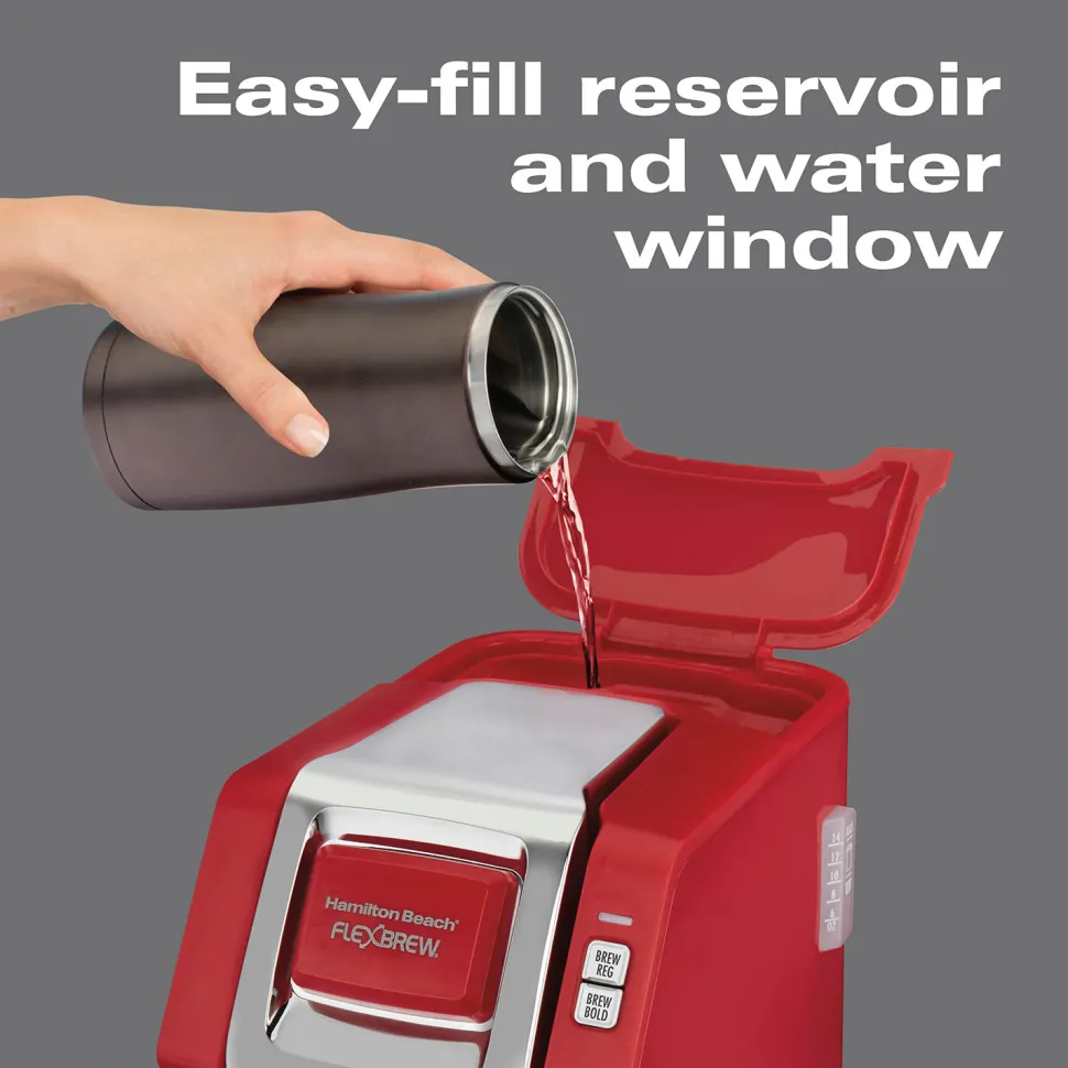 FlexBrew® Single-Serve Coffee Maker, Red