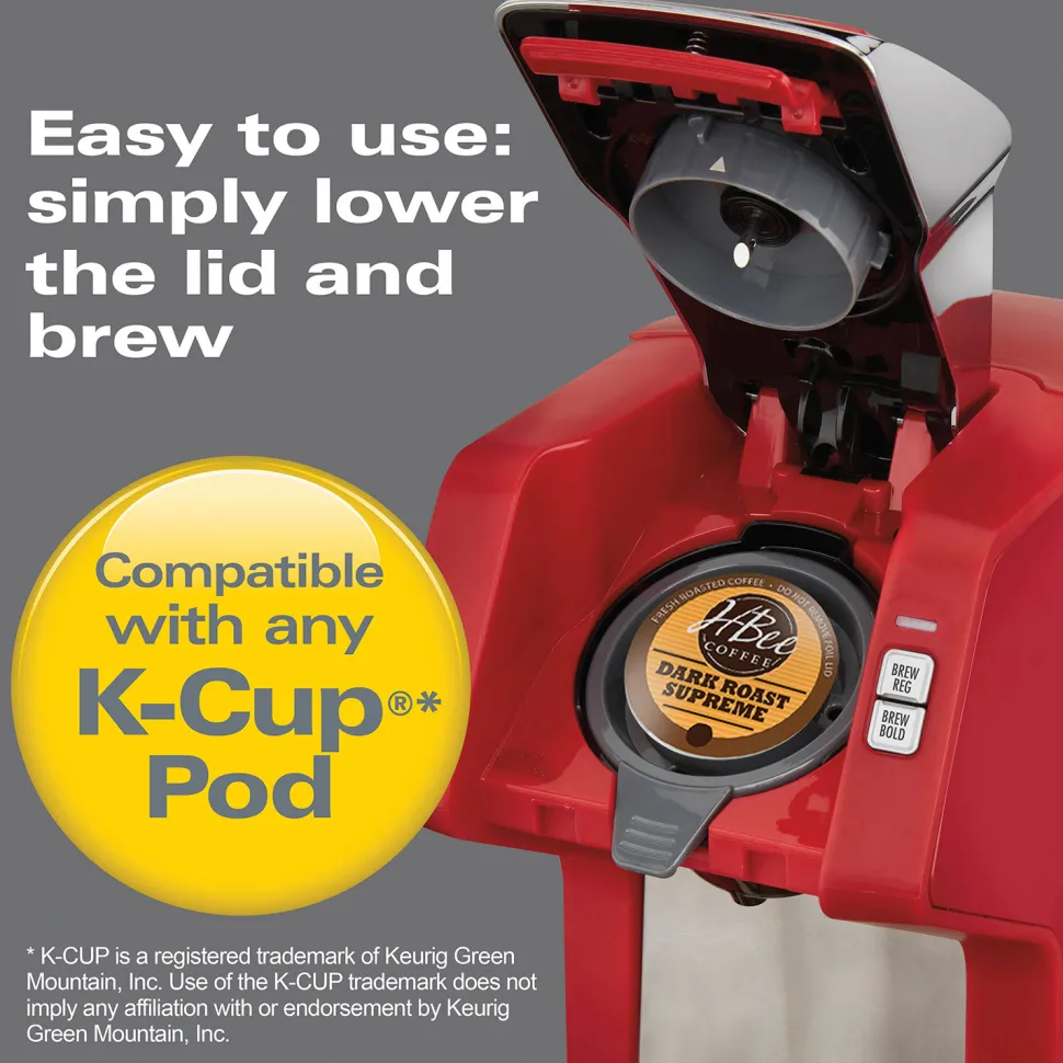 FlexBrew® Single-Serve Coffee Maker, Red