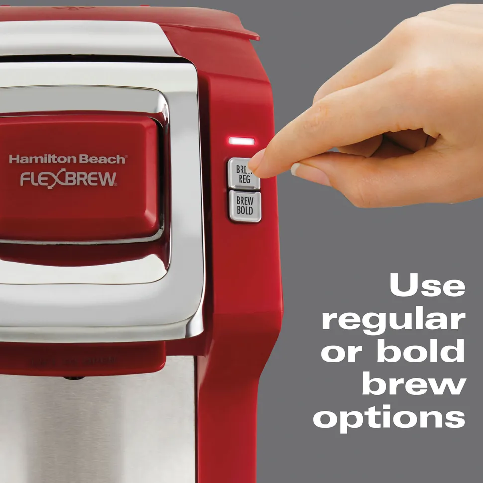 FlexBrew® Single-Serve Coffee Maker, Red