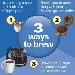 FlexBrew® Trio Coffee Maker, BlackStainless
