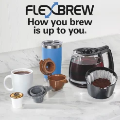 FlexBrew® Trio Coffee Maker, BlackStainless