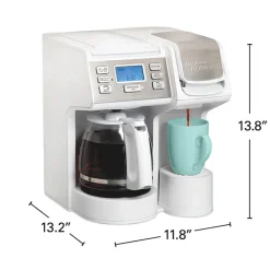 FlexBrew® Trio Coffee Maker, WhiteStainless