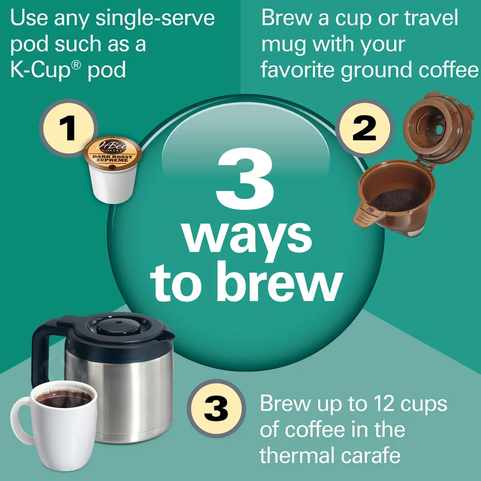 FlexBrew® Trio Coffee Maker with Thermal Carafe