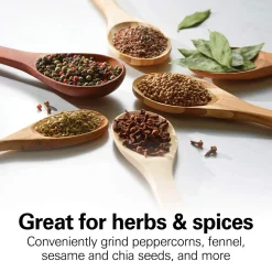 Fresh Grind™ Coffee Grinder, White